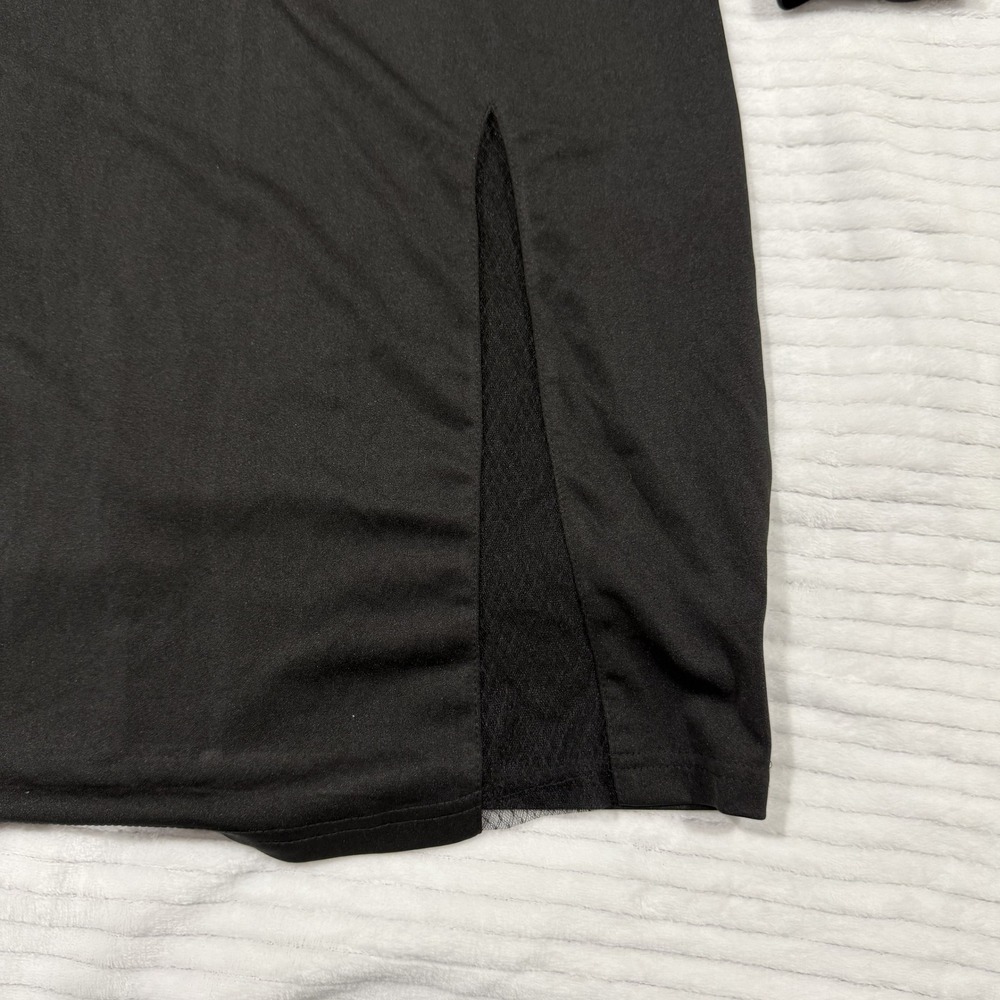 Kara and Kate Black Long Sleeve Deep V-Neck Mesh Inset Mini Dress 3XL - Picture 2 of 9